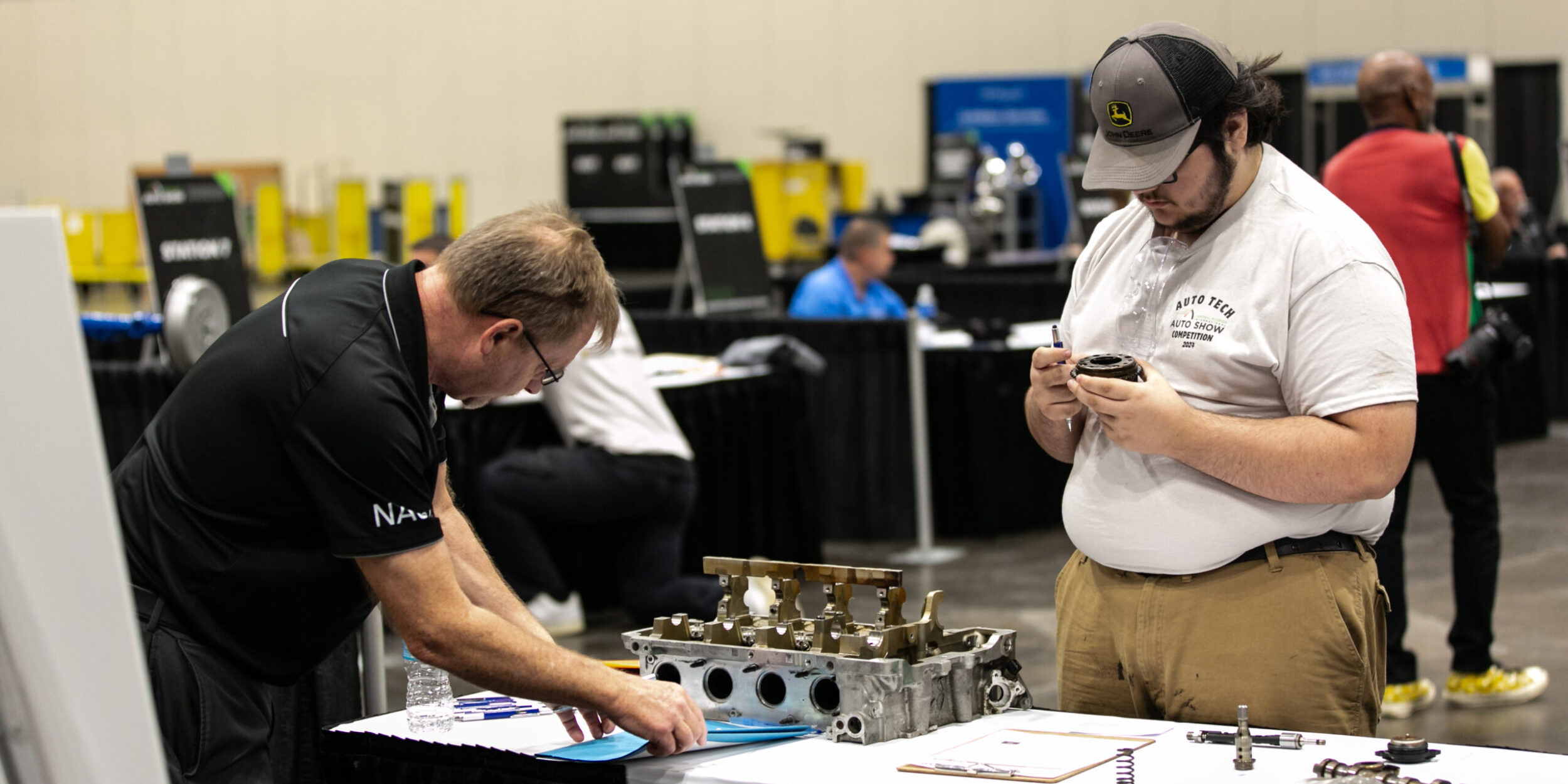 Students Competing in the Hands-on Tech Competition